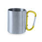 Caneca inox com mosquetão