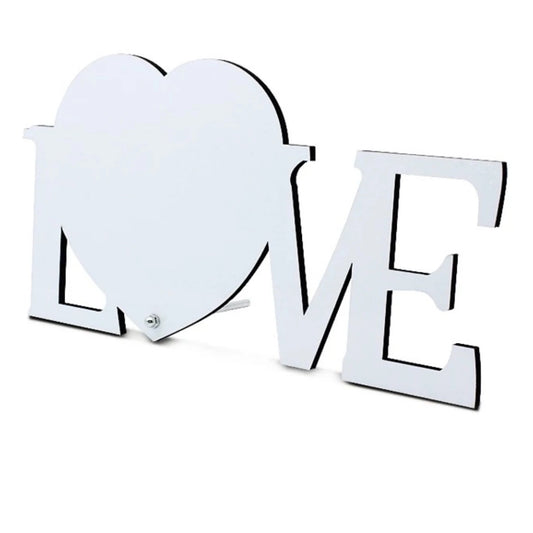 Placa LOVE para sublimar